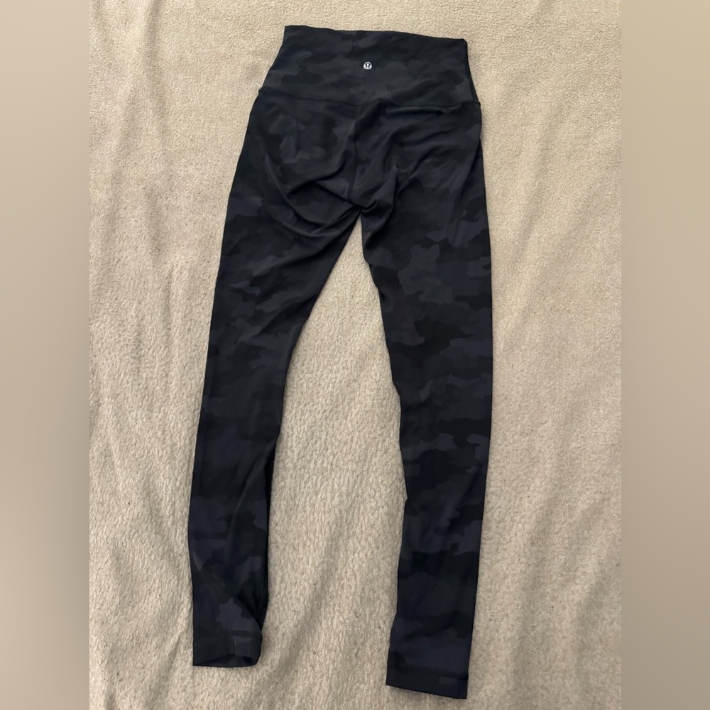 lululemon athletica Black Camo Leggings